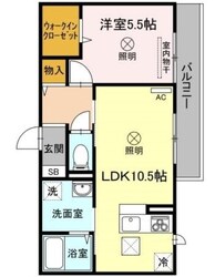 クルールＳＩＸの物件間取画像